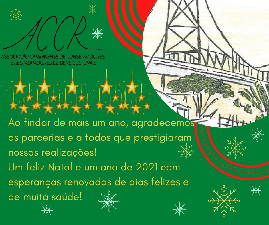 A ACCR deseja um feliz natal e um próspero ano novo para toda a comunidade  do patrimônio cultural – ACCR